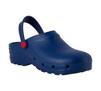 REPOSA Light Shock - Zuecos Sanitarios Mujer y Hombre en EVA, Suela Antideslizante SRC Antibacteriana y Correa, Zuecos Enfermera Anatómicos Antishock, Zapatos Sanitarios Transpirables Ultraligeros