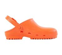 REPOSA MAX - Zuecos Sanitarios Mujer y Hombre en Goma con Suela Antideslizante SRC, Zuecos Enfermera Anatómicos con Correa Ajustable, Zapatos Sanitarios Esterilizables Antishock Transpirables Ligeros