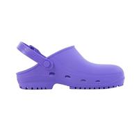 REPOSA MAX - Zuecos Sanitarios Mujer y Hombre en Goma con Suela Antideslizante SRC, Zuecos Enfermera Anatómicos con Correa Ajustable, Zapatos Sanitarios Esterilizables Antishock Transpirables Ligeros