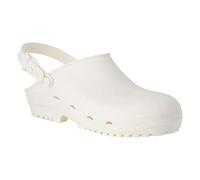 REPOSA MAX - Zuecos Sanitarios Mujer y Hombre en Goma con Suela Antideslizante SRC, Zuecos Enfermera Anatómicos con Correa Ajustable, Zapatos Sanitarios Esterilizables Antishock Transpirables Ligeros
