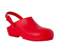 REPOSA MAX Zuecos Sanitarios, Zapatos Sanitarios Tipo Zueco, Polímero Natural Antiestático, Sin Látex, Capellada Superior Cerrada, Agujeros Laterales, Plantilla Anatómica, Suela SRC