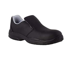 REPOSA Nurse - Zapatos de Trabajo Hombre y Mujer con Puntera de Seguridad, Zapatos Sanitarios Mujer Cerrados sin Cordones, Zapatillas Antideslizantes para Enfermería y Cocina Antishock y Antiestáticas