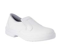 REPOSA Nurse - Zapatos Sanitarios Mujer y Hombre en Microfibra, Zapatos de Trabajo Enfermería y Cocina, Cerrados sin Cordones - Zapatillas Antideslizantes Mujer Antishock, Antiestáticas, Transpirables