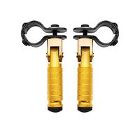 Reposa Pies 1 Par Pedales Plegables CNC Para Motocicleta, Reposapiés Trasero Plegable Motocicletas, Bicicletas Karts Para M8 (8 Mm)