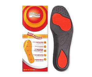 REPOSA Step Active - Plantillas Gel Hombre y Mujer, Plantilla para Botas y Zapatos de Trabajo Hombre, para Deporte y Uso Diario, Acción Antishock y Cojinetes para Talón para una Postura Correcta