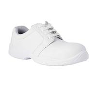 REPOSA Work - Zapatos de Trabajo Hombre y Mujer con Puntera de Seguridad, Zapatos Sanitarios Mujer Cerrados con Cordones, Zapatos Sanitarios y Cocina Cómodos, Antideslizantes, Antishock, Antiestáticos