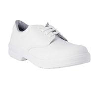 REPOSA Work - Zapatos Sanitarios Mujer y Hombre en Microfibra, Zapatos de Trabajo Enfermería y Cocina, Cerrados con Cordones - Zapatillas Antideslizantes Mujer Antiestáticas, Antishock y Transpirables