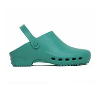 REPOSA - Zuecos para Mujer Y Hombre Modelo Eco, Zuecos para El Trabajo (esteticistas, Peluqueros) Versátiles, Cómodos Y Ligeros Incluso En Casa, Correa Abatible Y Suela Antideslizante - Made In Italy