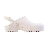 REPOSA - Zuecos Sanitarios Mujer Y Hombre Modelo Eco, Zuecos para El Trabajo (Peluqueros) Versátiles, Clogs Cómodos Y Ligeros Incluso En Casa, Correa Abatible Y Suela Antideslizante - Made In Italy