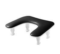 Reposabrazos ajustable, almohadilla ergonómica para reposamanos, cómodo cojín de tecnología de uñas, 43,5 x 28 x 15 cm, cojín de cuero antideslizante, ideal para clientes que garantizan una