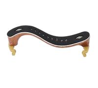 Reposabrazos Ajustable para Violín con Pies Antideslizantes, Acolchado de Espuma Transpirable, Patrón Clásico de Vetas de Madera para Practicar (3/4-4/4)