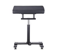 Reposabrazos, apoyabrazos de pie, soporte para piernas en altura e inclinable, soporte para barra de brazo, soporte para piernas, equipo, reposapiés con almohadilla para barra de brazo para mejorar la