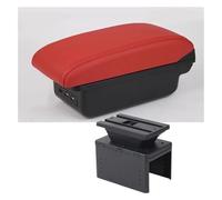 Reposabrazos Automóvil Para A1 Caja Almacenamiento Para Automóvil Apoyabrazos Para Centro Interior Carga USB(B4 Red 3usb)