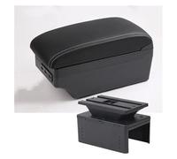 Reposabrazos Automóvil Para A1 Caja Almacenamiento Para Automóvil Apoyabrazos Para Centro Interior Carga USB(C3 White Line 7usb)