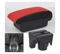 Reposabrazos Automóvil Para G&olf Mk5 Mk 5 6 2005-2011 Reposabrazos Coche Caja Almacenamiento Central Compartimento Para Contenido Portavasos Interior(B5 Black Border 3usb)