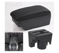 Reposabrazos Automóvil Para G&olf Mk5 Mk 5 6 2005-2011 Reposabrazos Coche Caja Almacenamiento Central Compartimento Para Contenido Portavasos Interior(C2 Black Line 7usb)