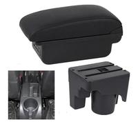 Reposabrazos Automóvil Para G&olf Mk5 Mk 5 6 2005-2011 Reposabrazos Coche Caja Almacenamiento Central Compartimento Para Contenido Portavasos Interior(B2 Black Line 3usb)