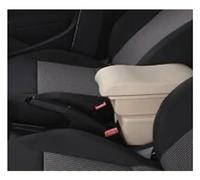 Reposabrazos Automóvil Para Ka Para Plus Reposabrazos Caja Reposabrazos Caja De Almacenamiento Interior Con USB(B Style Beige 3usb)