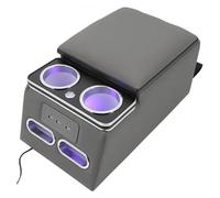 Reposabrazos Automóvil Para Octavia Para Rapid Para Spaceback Para Yeti Para Kodiaq Para Superb Para Fabia Para Kamiq Para Karoq Caja De Pasamanos Trasera(Gray)