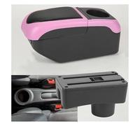 Reposabrazos Automóvil Para Toyota Para Aygo X Reposabrazos Caja Reposabrazos Coche Piezas Reequipamiento Caja Almacenamiento Automática Refuerzo Brazo Elevación Interior(Black Pink)