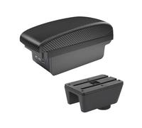 Reposabrazos Caja Almacenamiento Reposabrazos para Seat para Ibiza 6j 6L Caja De Almacenamiento para Coche Piezas De Reacondicionamiento Accesorios Interiores Brazo(B1 Red Line 3 USB)