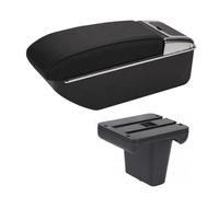 Reposabrazos Caja Para Chevrolet Para Cavalier 2016 2017 2018 2019 Reposabrazos Caja Central Almacenamiento De Contenido Con Portavasos Cenicero Interfaz USB Reposabrazos Central(B-Black black line)