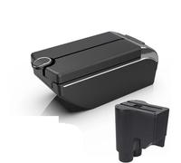 Reposabrazos Caja Para Perodua Para Myvi 2017 2018 Reposabrazos Caja Almacenamiento Central Doble Capa Contenido Portavasos Cenicero Interfaz USB Reposabrazos Central(B2 Black line 7 usb)