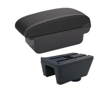 Reposabrazos Caja Para Seat Para Ibiza 6j Para Ibiza 6L Caja De Reposabrazos Coche Caja De Almacenamiento Para Automóvil Piezas Accesorios Interiores Para Coche(C3 Black white NOUSB)
