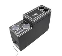 Reposabrazos Caja PARA TOYOTA PARA Senna PARA Noah PARA Estima 80/90 Juego Caja Rieles Delanteros PARA Central Apoyabrazos Negocios Generales Tienda Central Auto Reposabrazos Central(A-5TH black)