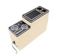 Reposabrazos Caja PARA TOYOTA PARA Senna PARA Noah PARA Estima 80/90 Juego Caja Rieles Delanteros PARA Central Apoyabrazos Negocios Generales Tienda Central Auto Reposabrazos Central(A-4TH Beige)