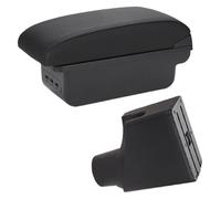 Reposabrazos Caja Para Toyota Para Yaris Hybrid 2015-2023: Compartimento Almacenamiento Central Reposabrazos Coche(B2 black line 3USB)
