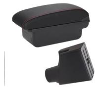 Reposabrazos Caja Para Toyota Para Yaris Hybrid 2015-2023 Piezas Repuesto Guantera Central Reposabrazos(C1 Black red NO USB)