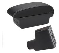 Reposabrazos Caja Para Toyota Para Yaris Hybrid 2015-2023 Reposabrazos Central Detalles Interiores Piezas De Actualización(B3 Black white 3USB)