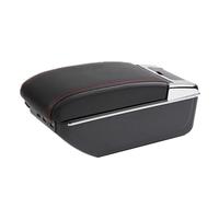 Reposabrazos Caja Reposabrazos Central Para Peugeot 207CC Compartimento De Almacenamiento Accesorios De Coche Para Reequipamiento Reposabrazos Central(D1 red line 7USB)