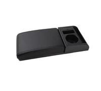 Reposabrazos Central Almohadilla De Reposabrazos Ajustable Para Coche Suave Con Soporte Para El Codo Universal Puertos Carga USB Portavasos(B type Black)