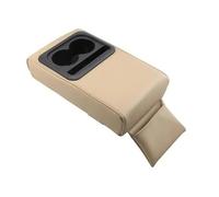 Reposabrazos Central Almohadilla Para Reposabrazos Coche 3 Colores Asiento Trasero Con Soporte Codos Mejorado Y Caja Almacenamiento Portavasos(A)