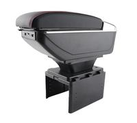 Reposabrazos central con Organizador de interior para coche, contenedor universal para consola central del coche, ajustable, con interfaz USB