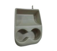 Reposabrazos central doble portavasos para LHD US Spec para Golf, para JETTA, para VENTO MK3 y para A3, caja de almacenamiento frontal para botellas de agua, accesorio interior ABS negro, 1HM862533E