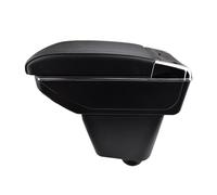 Reposabrazos Central Para Captur Para Kaptur Para Rusia Caja Almacenamiento Consola Central Reposabrazos Doble Capa Bandeja Portavasos Auto Apoyabrazos(Black Thread)