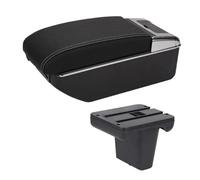 Reposabrazos Central Para Chevrolet Para Cavalier 2016 2017 2018 2019 Reposabrazos Central Compartimento Almacenamiento Con Portavasos Cenicero Y Interfaz USB Caja Apoyabrazos(C-Black white line)