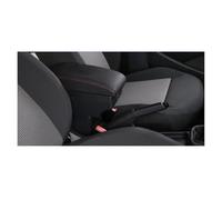 Reposabrazos Central Para Citroen Para C3 Caja Reposabrazos Cuenta Con Un Portavasos Y Puerto USB Se Puede Utilizar Como Centro O Auto Apoyabrazos(C-Black red line)