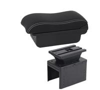 Reposabrazos Central Para Fita 500L Reposabrazos Caja De Almacenamiento Para Consola Central Piezas De Repuesto Accesorios Para Coche Apoyabrazos Central(B2 white line 3USB)