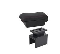 Reposabrazos Central para Hyundai para I20 2021 2022 2023 2024 Caja De Apoyabrazos Caja Apoyabrazos Automóvil Caja Almacenamiento Piezas Interiores Accesorios Automóvil Caja Reposabrazos(B2 Black Red