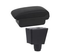 Reposabrazos Central Para Logan Para Sandero 2 Reposabrazos Caja De Almacenamiento Para Reposabrazos De Coche Accesorios De Modernización Interior Apoyabrazos Consola(A1 Black line NO USB)
