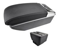 Reposabrazos Central para Mazda 2 Demio 2008-2013 Caja De Almacenamiento para Consola Central Consola Central reposabrazos(Black Thread)