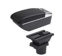 Reposabrazos Central Para MINI Para Cooper R50 R52 R53 R56 R57 R58 F55 F56 F57 Para Countryman R60 F60 Reposabrazos Central Caja De Almacenamiento Apoyabrazos Central(B black line NO USB)