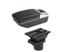 Reposabrazos Central Para MINI Para Cooper R50 R52 R53 R56 R57 R58 F55 F56 F57 Para Countryman R60 F60 Reposabrazos Central Caja De Almacenamiento Apoyabrazos Central(A red line NO USB)