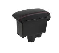 Reposabrazos Central Para RenaultES Para Dacia 2 3 Caja De Reposabrazos 2019 2020 2021 2022 Consola Central Automática Almacenamiento Accesorios Dobles Para Coche Reposabrazos Coche(A1 Black leather)