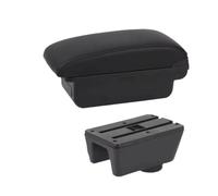 Reposabrazos Central Para Seat Ibiza 6j Ibiza 6L 2008-2017 Reposabrazos Compartimento De Almacenamiento Apoyabrazos capa Doble Caja(A Black line NO USB)
