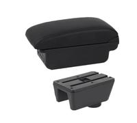 Reposabrazos Central Para Seat Ibiza 6j Ibiza 6L 2008-2017 Reposabrazos Compartimento De Almacenamiento Apoyabrazos capa Doble Caja(B Black line 3USB)